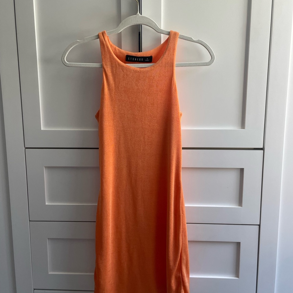 Lioness Orange Bodycon Dress